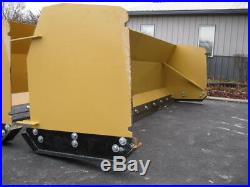 10' Skid Steer Snow Pusher Box 120 Plow Blade Bobcat CAT John Deere Case IL