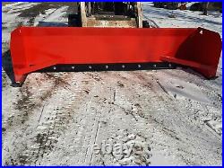 10' x 30 HD Skid Steer Snow Pusher Box Plow CAT Case John Deere Quick Attach IL