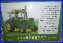 116 John Deere 6030 Tractor with Cab, PLOW City, ERTL 16115A, NEW in Box