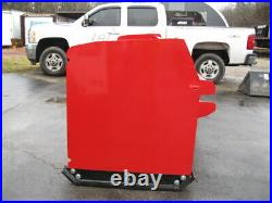 12' x 42 HD Wheel Loader Snow Pusher Box Plow CAT Case John Deere Bucket Mount