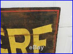 1800s OVER 6' JOHN DEERE QUALITY CHILLED PLOWS WOOD SIGN ORIGINAL & VERY RARE