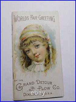 1893 World Fair Columbian Expo Grand Detour Plow Co. Farmers book John Deere 1893 World Fair Columbian Expo Grand Detour Plow Co. Farmers book John Deere