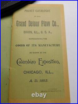 1893 World Fair Columbian Expo Grand Detour Plow Co. Farmers book John Deere 1893 World Fair Columbian Expo Grand Detour Plow Co. Farmers book John Deere