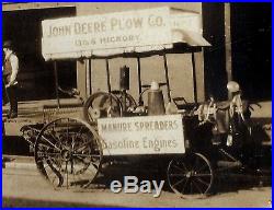 1906 photos of John Deere Plow Co Root Vandervoort R&V gas engine tractor Kansas
