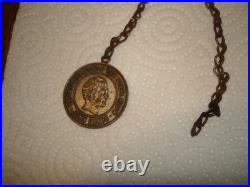 1937 JOHN DEERE 4 LEGGED DEER WATCH FOB ADVERTISING Steel Plow Centennial