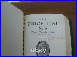 1949 John Deere Plow Company Price List Book 228 Pages