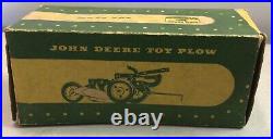 1953 Carter Pressed Steel 1/16 John Deere 2 Bottom Plow Lever Cylinder Orig Box