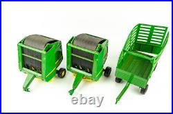 1960s to 1970s Ertl 1/16 John Deere Tractor Implement Lot Hay Baler Combine Plow