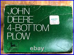 1968 John Deere 4 bottom plow'F660H' in 1/16 scale by Ertl In Ice Cream Box