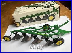 1968 John Deere 4 bottom plow'F660H' in 1/16 scale by Ertl In Ice Cream Box