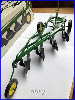 1968 John Deere 4 bottom plow'F660H' in 1/16 scale by Ertl In Ice Cream Box