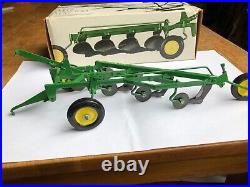 1968 John Deere 4 bottom plow'F660H' in 1/16 scale by Ertl In Ice Cream Box