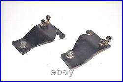 1985 Deere 430 Tractor PLOW BLADE MOUNT BRACKET PAIR Keep Deck on with plow 1985 Deere 430 Tractor PLOW BLADE MOUNT BRACKET PAIR Keep Deck on with plow