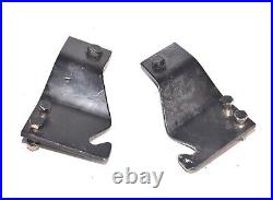 1985 Deere 430 Tractor PLOW BLADE MOUNT BRACKET PAIR Keep Deck on with plow 1985 Deere 430 Tractor PLOW BLADE MOUNT BRACKET PAIR Keep Deck on with plow
