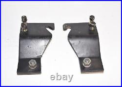 1985 Deere 430 Tractor PLOW BLADE MOUNT BRACKET PAIR Keep Deck on with plow 1985 Deere 430 Tractor PLOW BLADE MOUNT BRACKET PAIR Keep Deck on with plow
