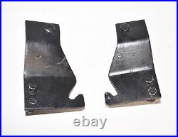 1985 Deere 430 Tractor PLOW BLADE MOUNT BRACKET PAIR Keep Deck on with plow 1985 Deere 430 Tractor PLOW BLADE MOUNT BRACKET PAIR Keep Deck on with plow