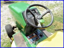 1993 John Deere 245 20hp Riding Mower Tractor Cultivator Plow Weight 38