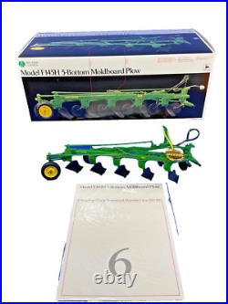1994 ERTL Precision #6 John Deere Model F145H 5-Bottom Moldboard Plow #5763, MIB 1994 ERTL Precision #6 John Deere Model F145H 5-Bottom Moldboard Plow #5763, MIB
