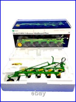 1994 ERTL Precision #6 John Deere Model F145H 5-Bottom Moldboard Plow #5763, MIB