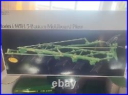 1994 Ertl Precision 6 Classic John Deere F145h 5 Bottom Moldboard Plow Paper Nos