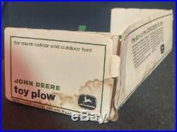 1/16 Ertl John Deere Farm Toy Pull Type 4 bottom Tillage Plow Bubble Box