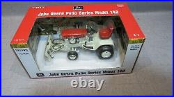1/16 Ertl John Deere Patio Series Model 140 Red Garden Tractor W Plow