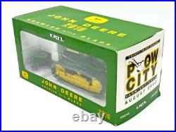 1/16 John Deere 2010 Crawler With Blade Plow City Show