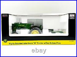 1/16 John Deere M Tractor With 2 Bottom Plow