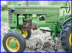 1/16 Scale SpecCast John Deere M Tractor with Bottom Plow Weathered
