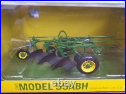 1/16 Spec Cast John Deere Three Bottom Plow on Rubber Model 55ABH