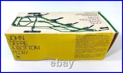 1/16 Vintage 1970's Original Ertl #527 John Deere Toy 4-Bottom Plow In Box