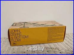 1/16 Vintage Ertl John Deere 4 Bottom Plow in the Ice Cream Box