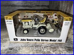1/16th Scale Ertl John Deere Patio Series Model 140 April Yellow with Tiller