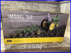 1/16th Scale John Deere 55 three bottom plow hydraulic lift die-Cast Spec-cast