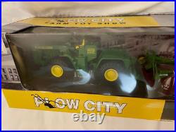 1/32 Ertl Toy John Deere 8010 Tractor With Plow Set 2009 Plow City Edition