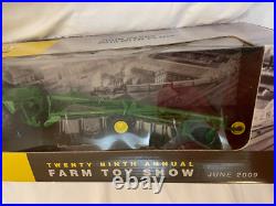 1/32 Ertl Toy John Deere 8010 Tractor With Plow Set 2009 Plow City Edition