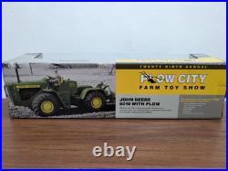 1/32 Ertl Toy John Deere 8010 Tractor With Plow Set 2009 Plow City Edition