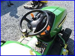 2011 John Deere X500 Multi Terrain Riding Lawn Mower 48 Deck Snow Plow 25 HP