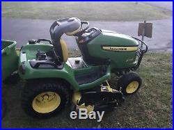 2011 John Deere X530 Garden Tractor With Plow System