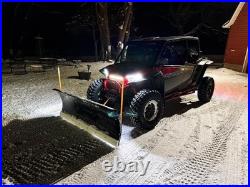 2013-2022 John Deere Gator RSX 66 Snow Plow with a Poly Plow Blade