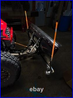 2013-2022 John Deere Gator RSX 66 Snow Plow with a Poly Plow Blade