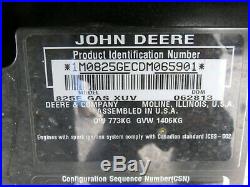 2013 John Deere 825i Gator UTV Meyer Salt Spreader Sno-Way Plow 975 Hrs +Extras