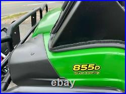 2016 John Deere Gator 855d Eps Heated Cab, Brand New 4500 Winch, Opt. Plow, 624m