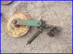20 rolling coulter hub & John Deere plow holder 24-3051 spring JD bracket mount