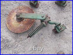 20 rolling coulter hub & John Deere plow holder 24-3051 spring JD bracket mount