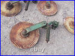 20 rolling coulter hub & John Deere plow holder 24-3051 spring JD bracket mount