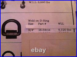 2 Western Ultra Mount Snow Plow Compatable Tow Hooks D Ring John Deere Pins