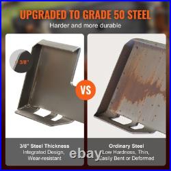 3/8 Skid Steer Attachment Plate 7000lbs Quick Attachment 2.28 Hitch Receiver 3/8 Skid Steer Attachment Plate 7000lbs Quick Attachment 2.28 Hitch Receiver