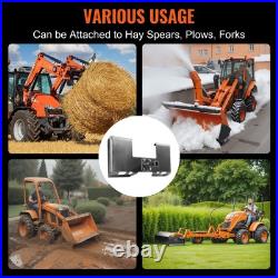 3/8 Skid Steer Attachment Plate 7000lbs Quick Attachment 2.28 Hitch Receiver 3/8 Skid Steer Attachment Plate 7000lbs Quick Attachment 2.28 Hitch Receiver