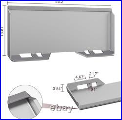 3/8 in Skid Steer Attachment Plate Skid Steer Quick Attach for Bobcat Kubota